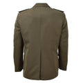 Giacca formale militare italiano originale Verde Abito Parade Vintage Brown