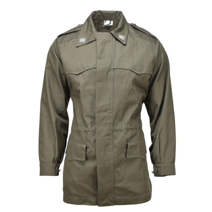 Giubbotto militare italiano originale parka con fodera trapuntata staccabile oliva NUOVO - GoMilitar