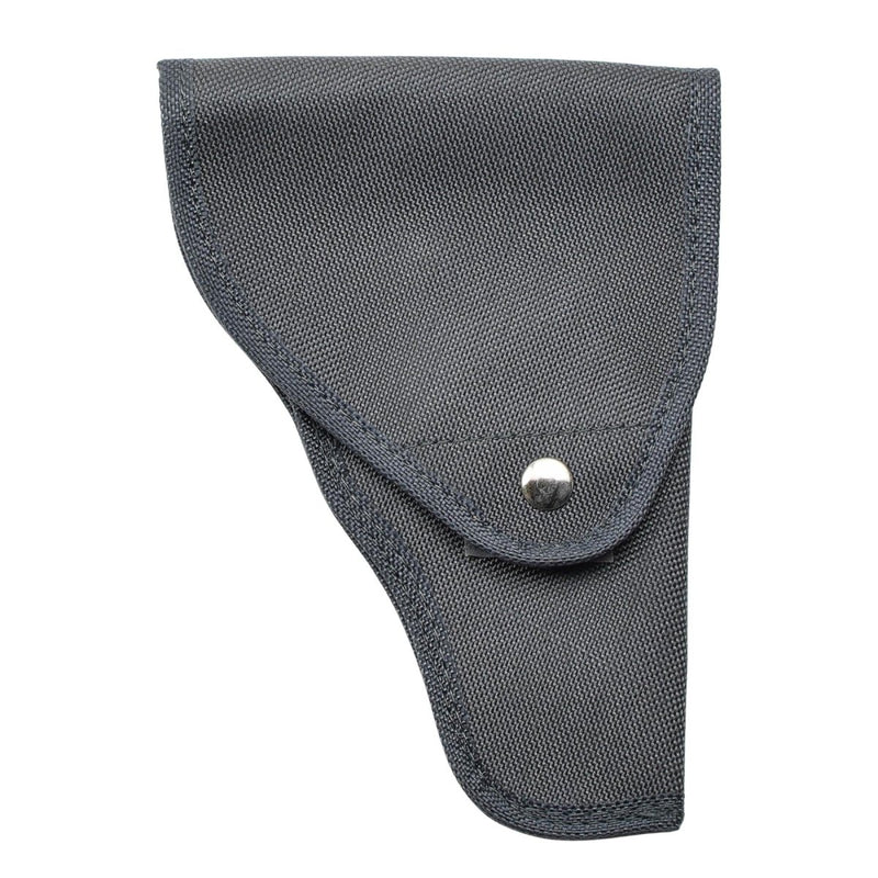 Original Italian Military Pistol Holster Snap Button Closure Polycotton Gray - GoMilitar