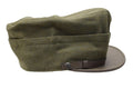Cappuccio di field snapback militare italiano originale oliva vintage leggero
