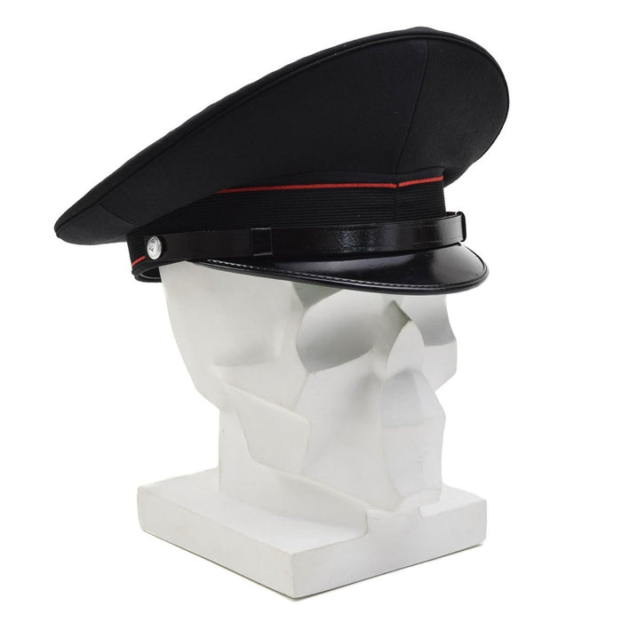 Cappello militare italiano originale con visiera, cappello vintage in lana surplus militare nero - GoMilitar