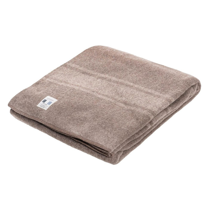 Coperta in Lana Militare Italiana Originale 200x155cm da Campeggio Esterno Marrone - GoMilitar