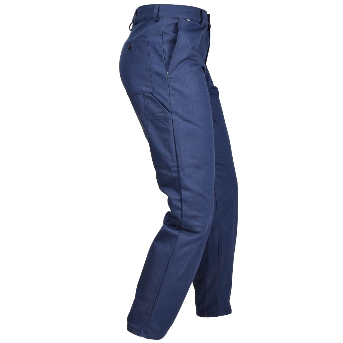 Pantaloni militari italiani originali pantaloni blu surplus pantaloni cotone nuovo