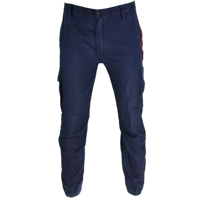 Pantaloni originali carabinieri della polizia italiana pantaloni blu da ufficiale delle forze dell'ordine - GoMilitar