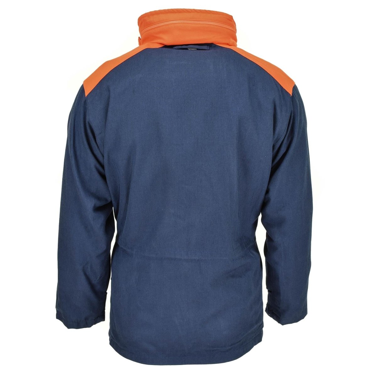 Originale Italian Trilamented Navy Parka Giaccata con cappuccio con cappuccio Nuovo impermeabile