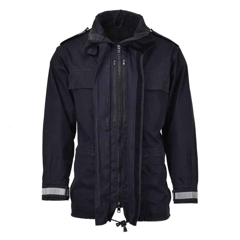 Giacca da pioggia nera olandese originale olandese Waterproof Park Wet Weather