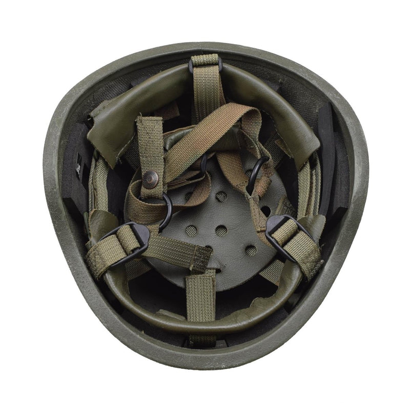 Original Military Italian Helmet Ballistics T.P OD green cover tactical combat - GoMilitar