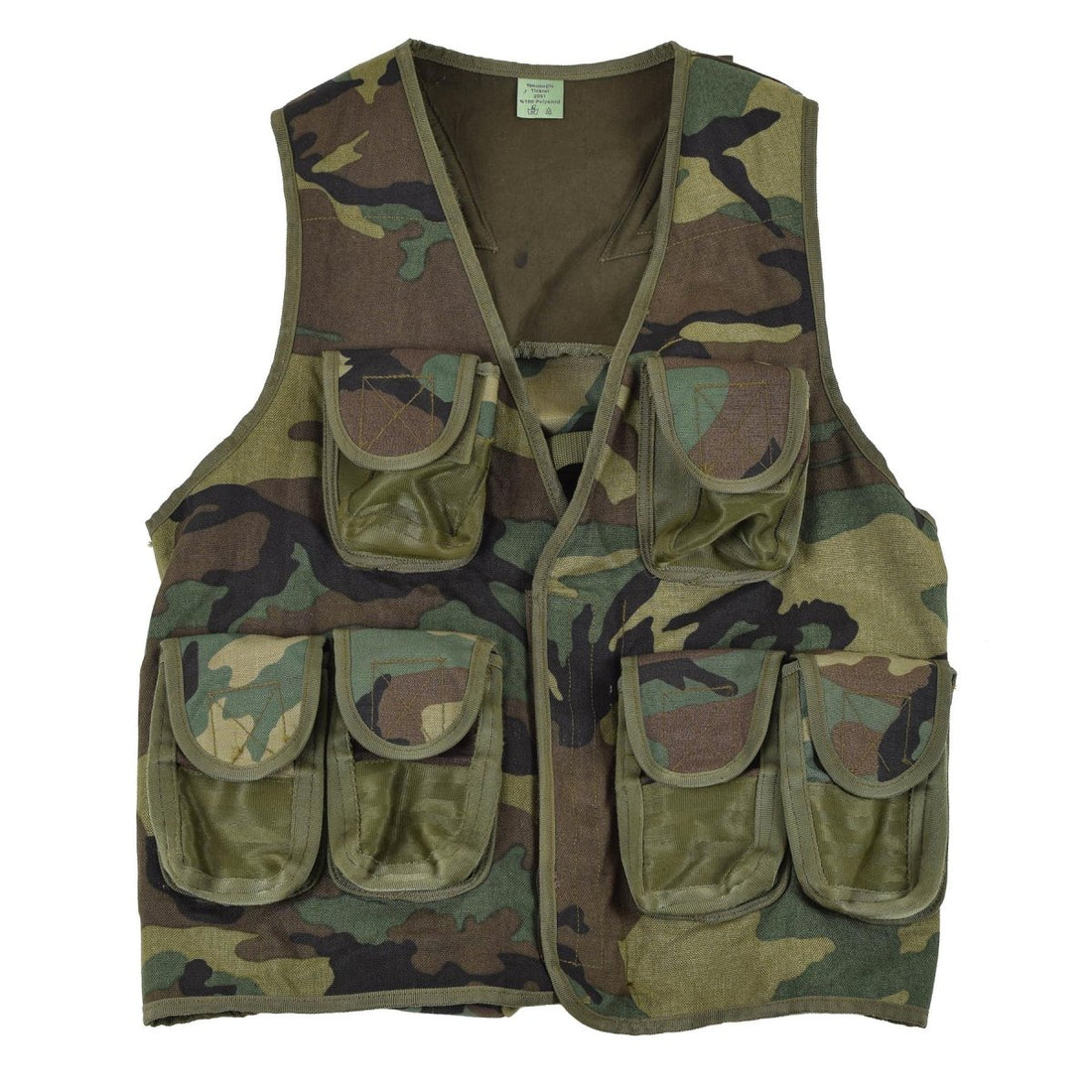 Giubbotto tattico originale NATO Woodland camuflage multi tasche dell'esercito di campo nuovo