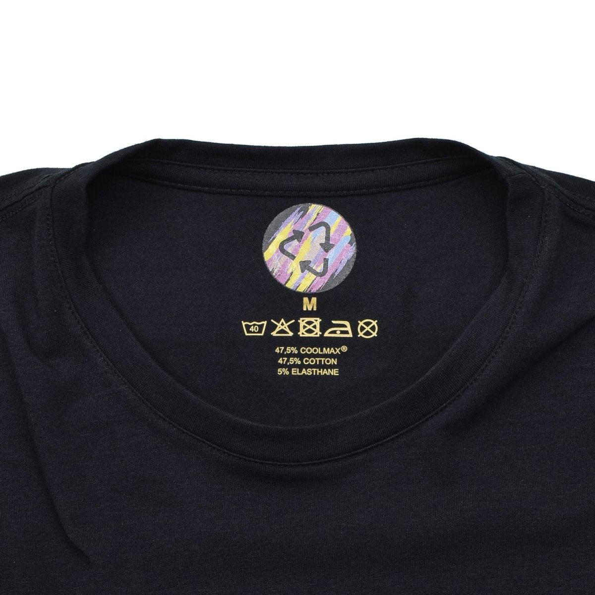 T-shirt tattiche nere Olandesi originali Paesi Bassi Coolmax Sessicamento rapido Nuovo