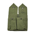 Caspa della rivista dell'esercito norvegese originale Nuovo tela verde munizione vintage nuovo
