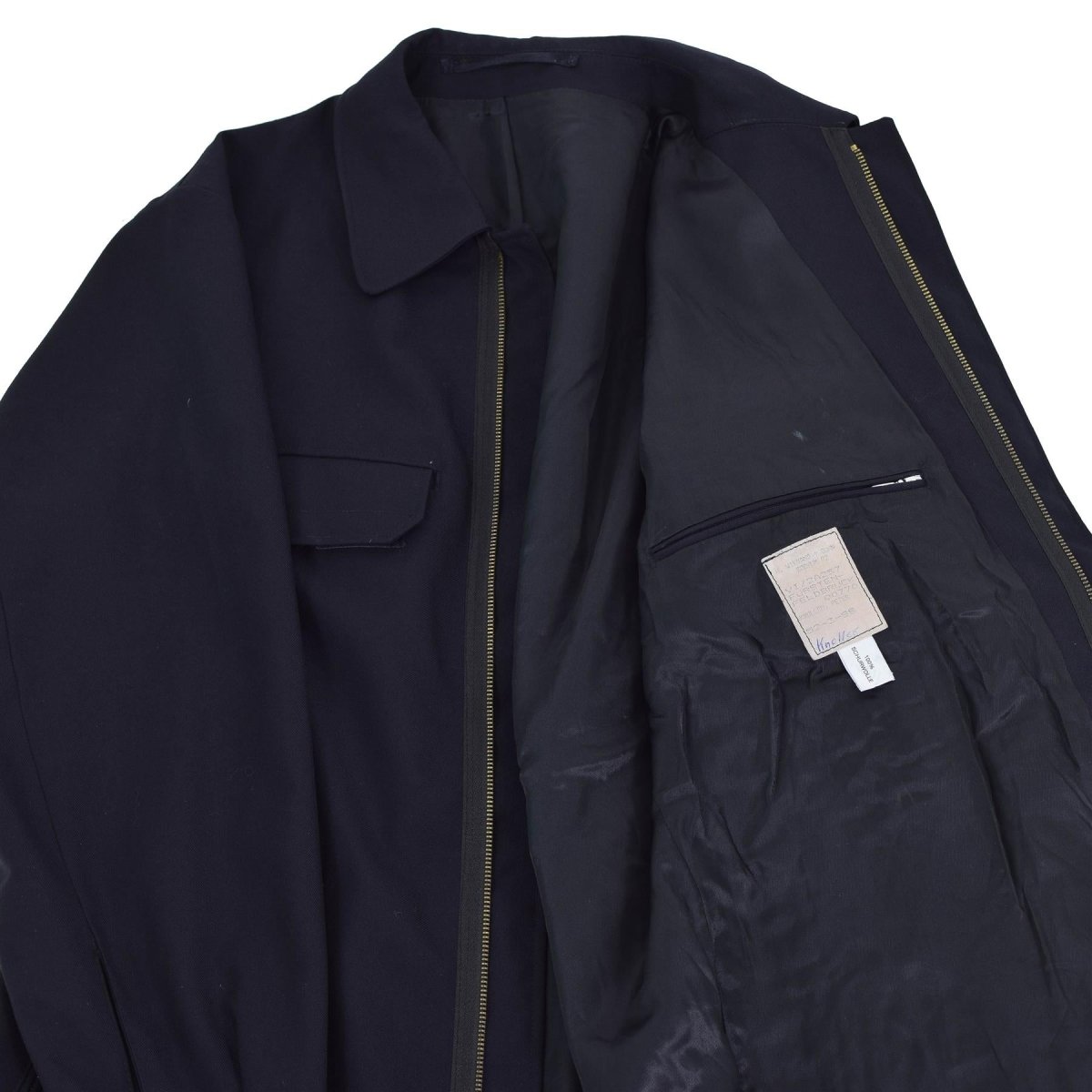 Originale NVA Est East Army Dark Blue Formal Uniform Giacca in surplus militare