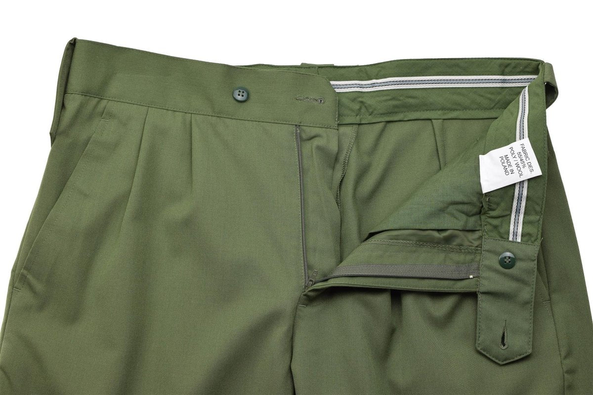 Pantaloni eleganti militari polacchi originali Pantaloni da campo durevoli Army OD Green
