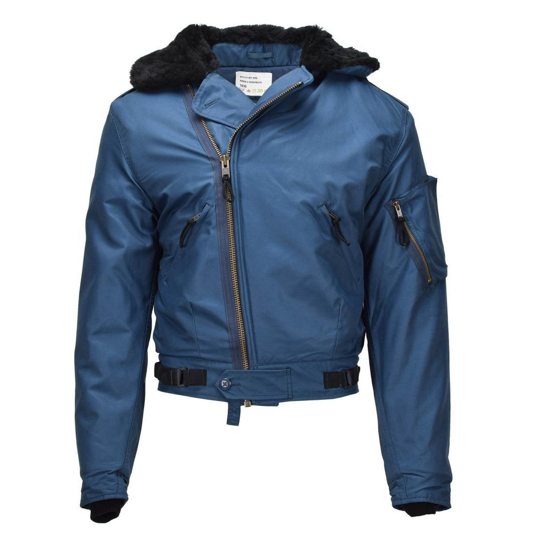 Giacca da pilota originale dell'aeronautica canadese RCAF militare in eccedenza blu