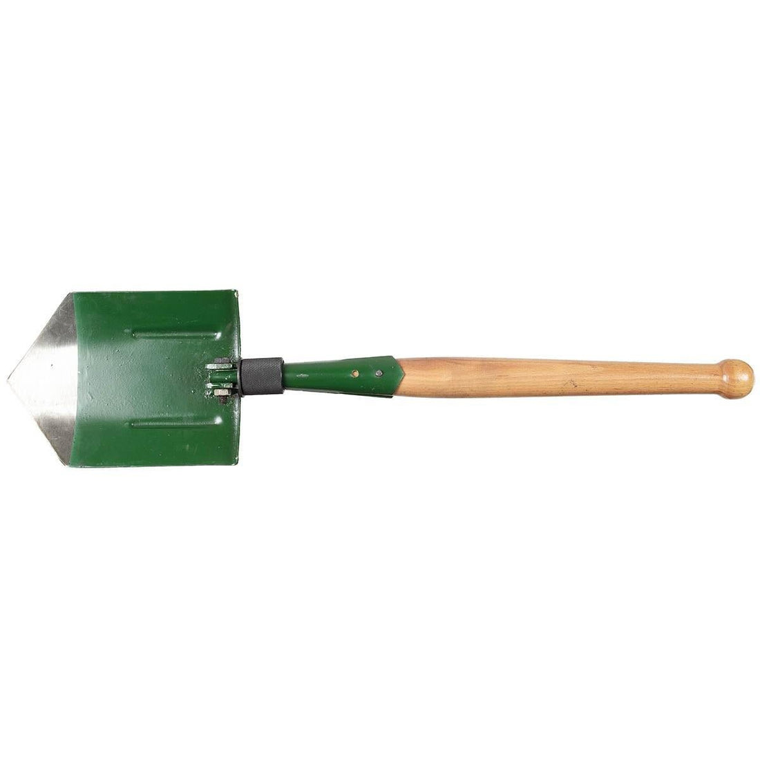Originale Rumano Esercito rumeno Pala pieghevole Green legno manico in surplus militare Nuovo