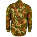 Camicia da combattimento M90 originale dell'esercito rumeno con tasche sul petto mimetica foglia esterna