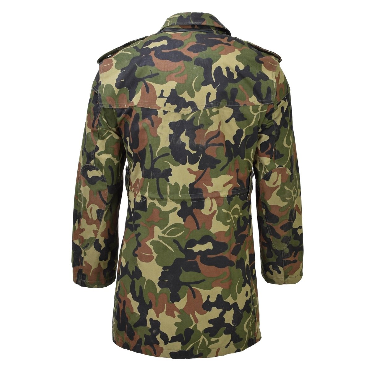 Originale militare rumeno parka m93 mimeta con cappuccio con cappuccio lungo la giacca tattica