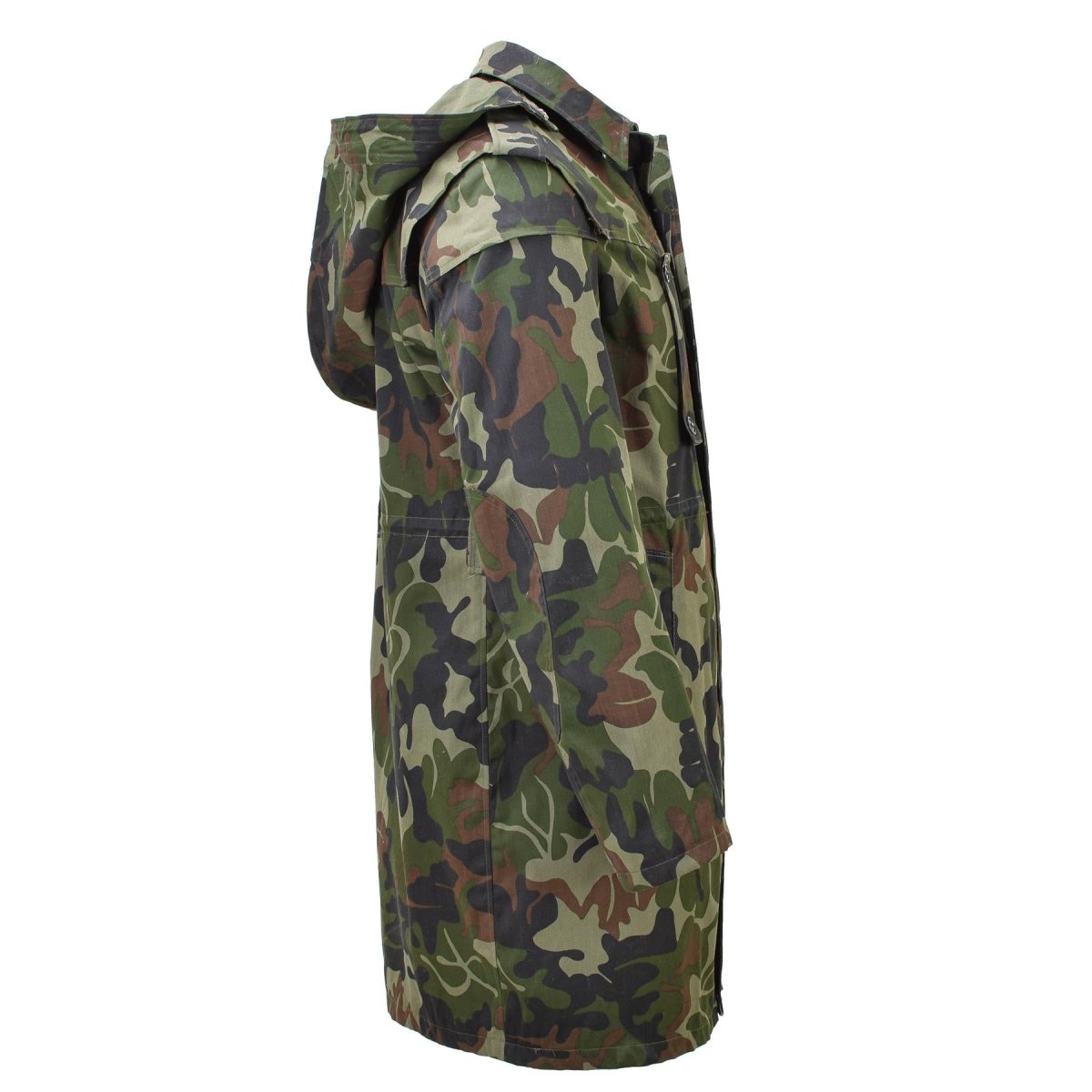 Originale militare rumeno parka m93 mimeta con cappuccio con cappuccio lungo la giacca tattica