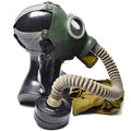 Maschera antigas GP-4 originale sovietica, kit militare vintage in eccedenza degli anni '60, in gomma grigia
