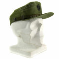Originale spagnolo spagnolo visore militare captato navy cappello picchi di oliva verde oliva