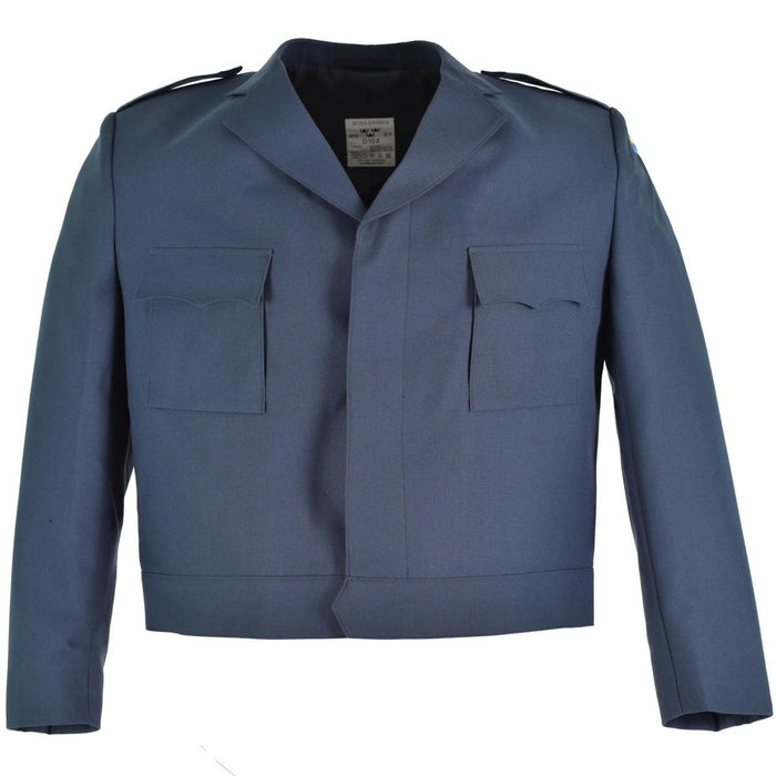 Giacca originale dell'aeronautica militare svedese, uniforme da parata blu, surplus militare - GoMilitar