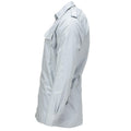 Shirt grigio-grigio-grigio originale dell'esercito svedese Svezia Svezia Svezia con Epaulets Nuovo