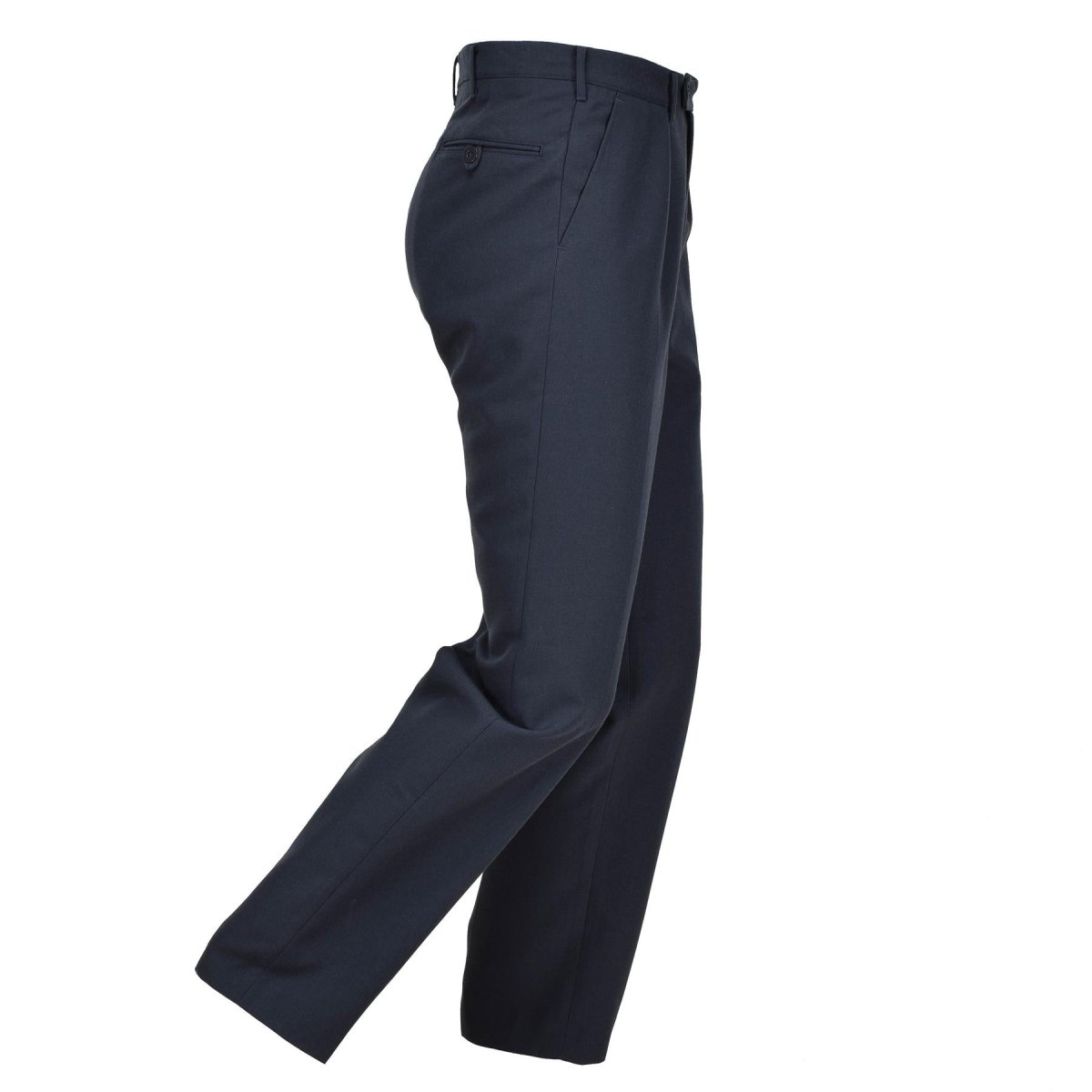 Original Swedish Army Dress Blue Pants Blue Pantaloni formali uniformi di pantaloni zip nuovo