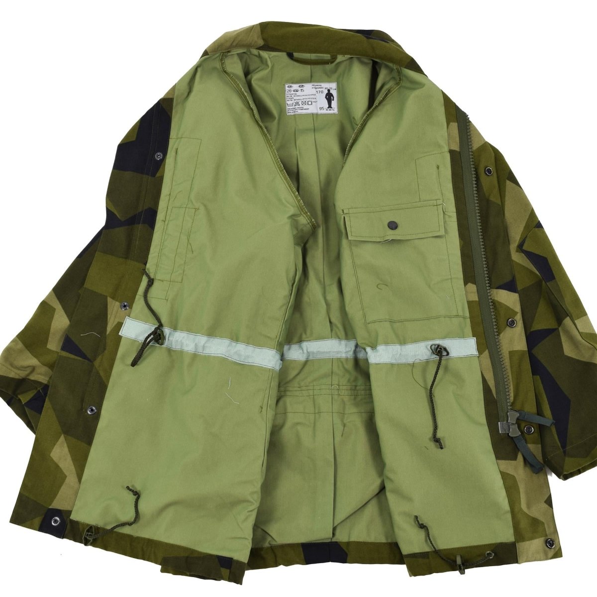Original Swedish Army Heavy M90 Giacca Splinter Splinter Camo Military Field Trugs Nuovi
