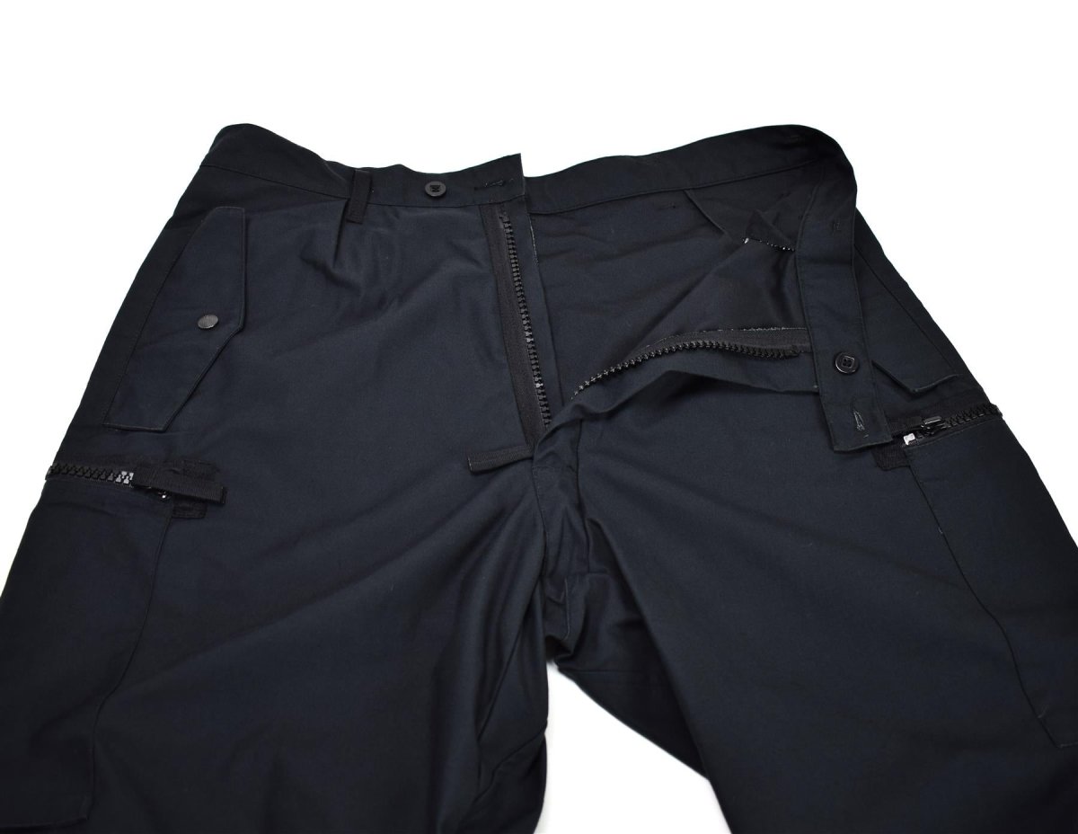 Original Swedish Army M90 Pants Black Field Combat Pantaloni BDU Nuovo