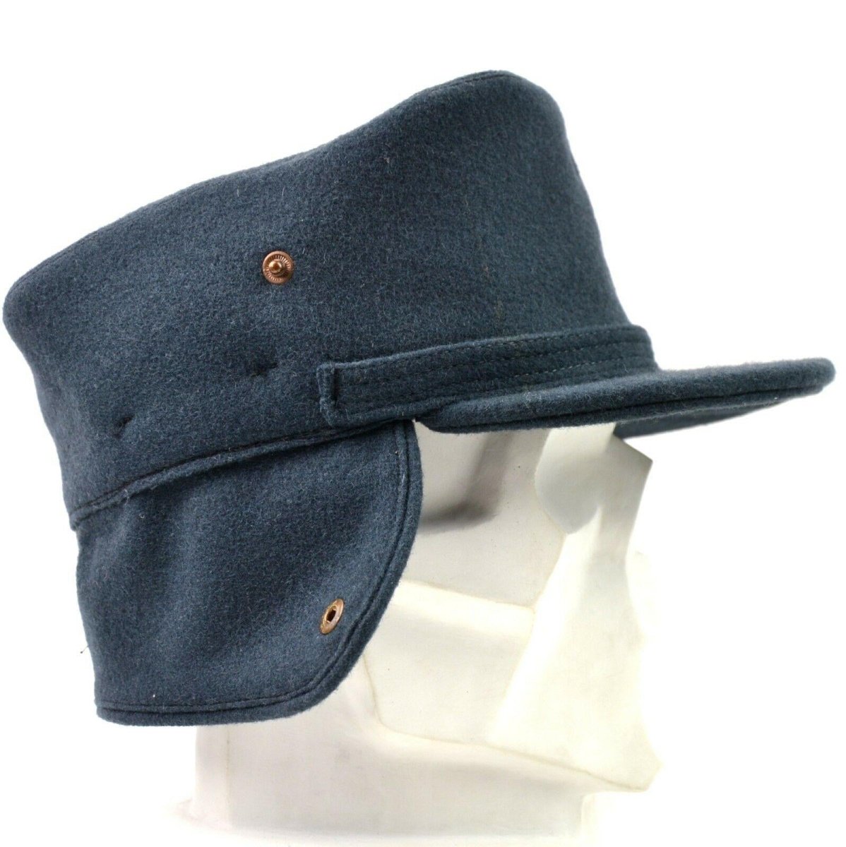 Cappello invernale originale dell'esercito svedese. Blu invernale blu invernale nuovo