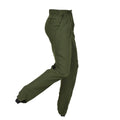 Pantaloni militari svedesi originali pantaloni per palette anteriori a pieghe verdi Nuovi