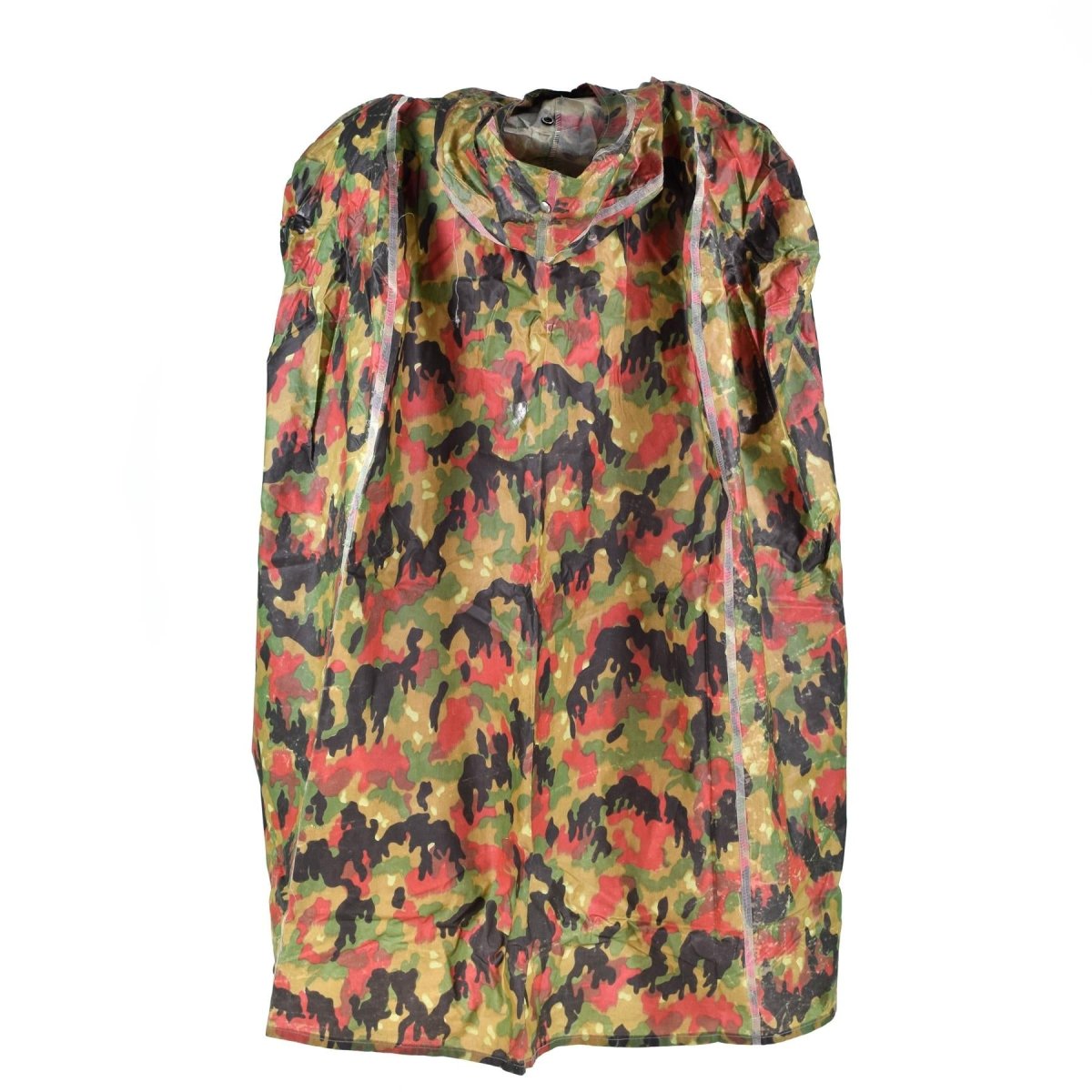 Truppa originale dell'esercito svizzero camo tattico di plastica poncho alpenflage pattern