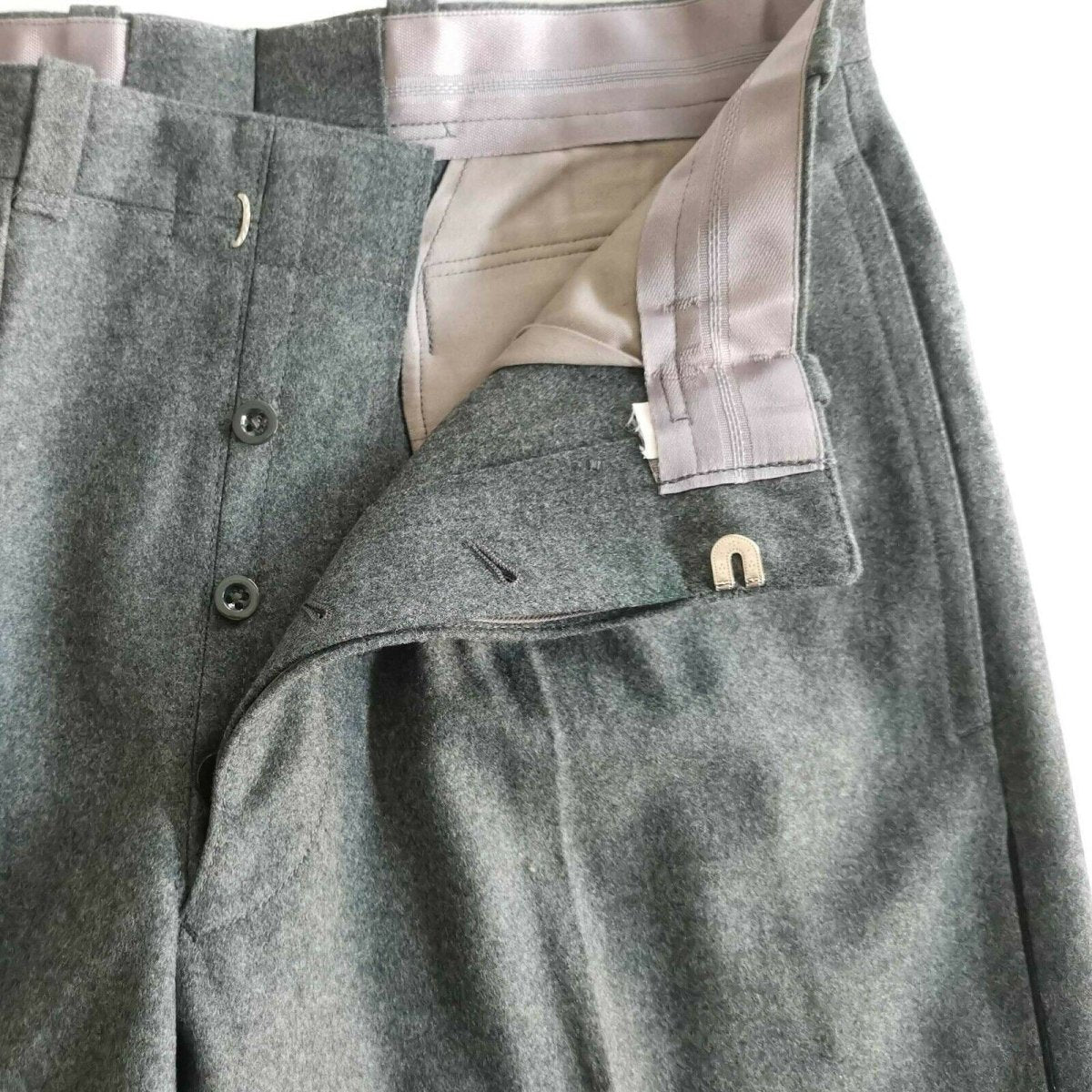 Pantaloni di lana dell'esercito svizzero originali Pantaloni di campo in surplus militare Svizzera