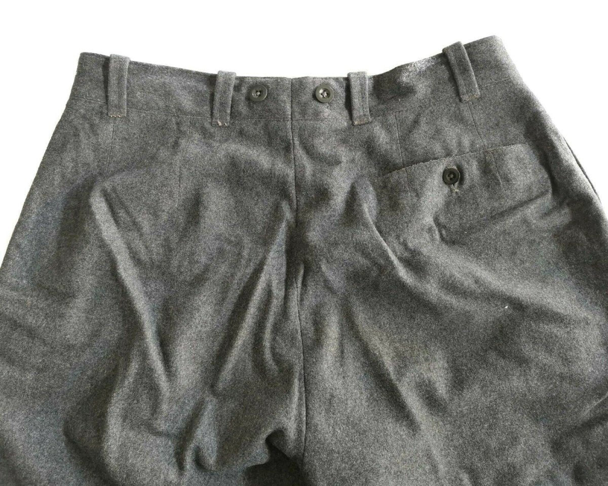 Pantaloni di lana dell'esercito svizzero originali Pantaloni di campo in surplus militare Svizzera