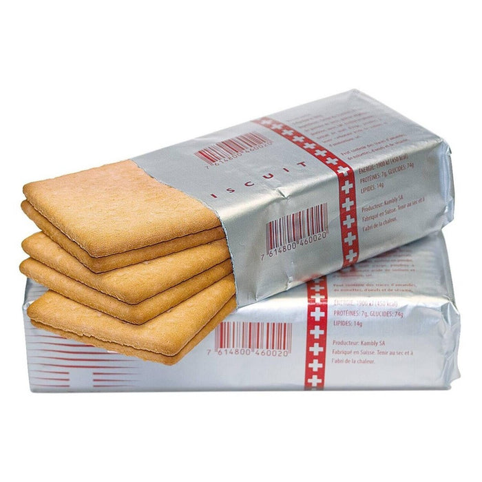 Original Swiss Military Biscuit 100 g Authentic Taste Outdoor Survival - GoMilitar