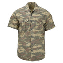 Original Turkish army field shirts durable ripstop camo short sleeve tactical - GoMilitar