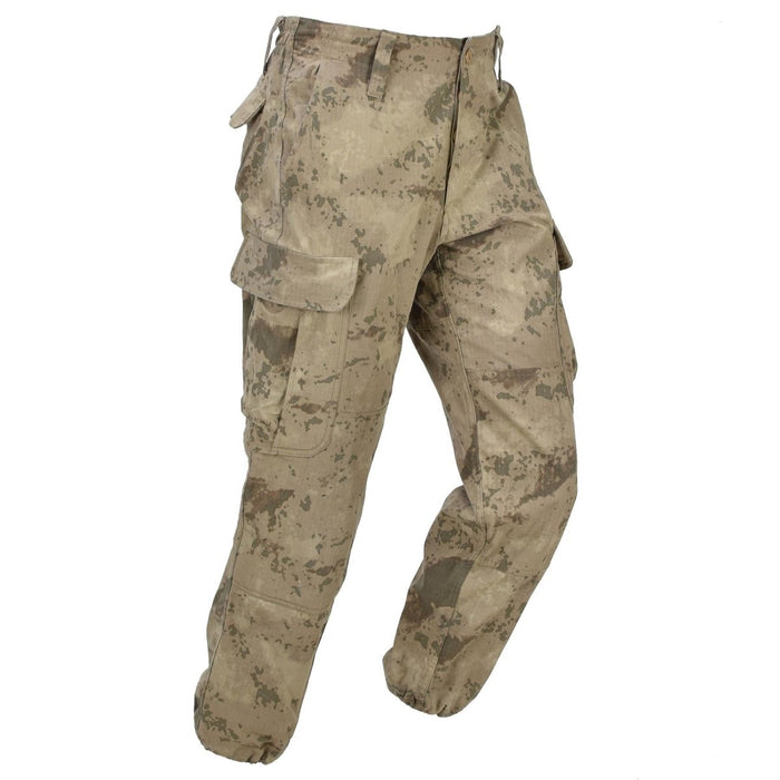 Pantaloni da campo originali militari turchi AG18 Tasche cargo RipStop M2018 Camo - GoMilitar