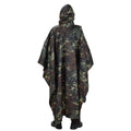 Original Turkish Military Camuflage poncho resistente all'esercito con cappuccio a ripieno con cappuccio