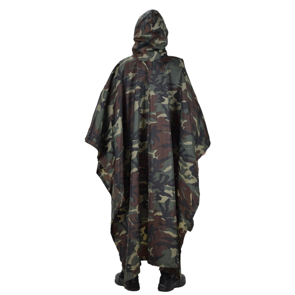 Original Turkish Military Camuflage poncho resistente all'esercito con cappuccio a ripieno con cappuccio