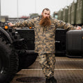 Parka mimetico digitale militare originale turco con fodera tattica in ripstop resistente