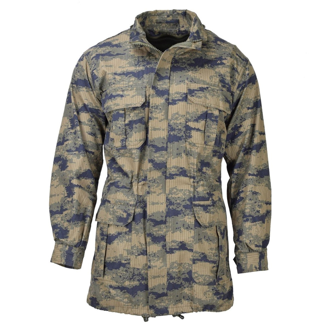 Parka mimetico digitale militare originale turco con fodera tattica in ripstop resistente