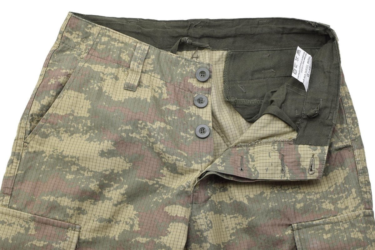 Pantaloni da campo militari turchi originali Durevole Ripstop Army Issue M2008 Camo