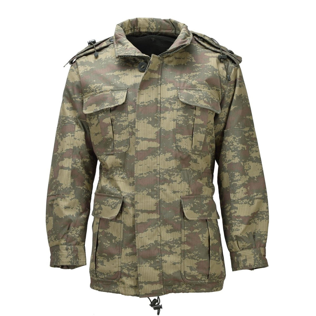 Parka militare turco originale con fodera in pile Ripstop M2008 Camo