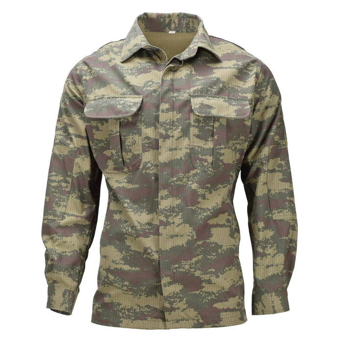 Camicia da campo militare turca originale RipStop antigraffio M2008 Camo - GoMilitar