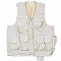 Gilet tattico militare turco originale multi-tasca da campo bianco