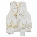 Gilet tattico militare turco originale multi-tasca da campo bianco