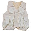Gilet tattico militare turco originale multi-tasca da campo bianco