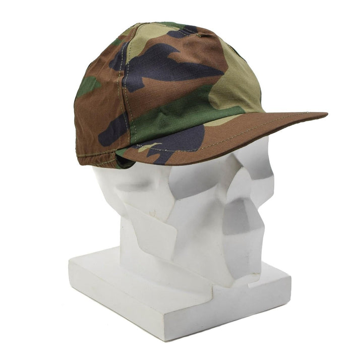 Berretto da campo invernale militare turco originale RipStop Outdoor Hat Woodland Camo - GoMilitar