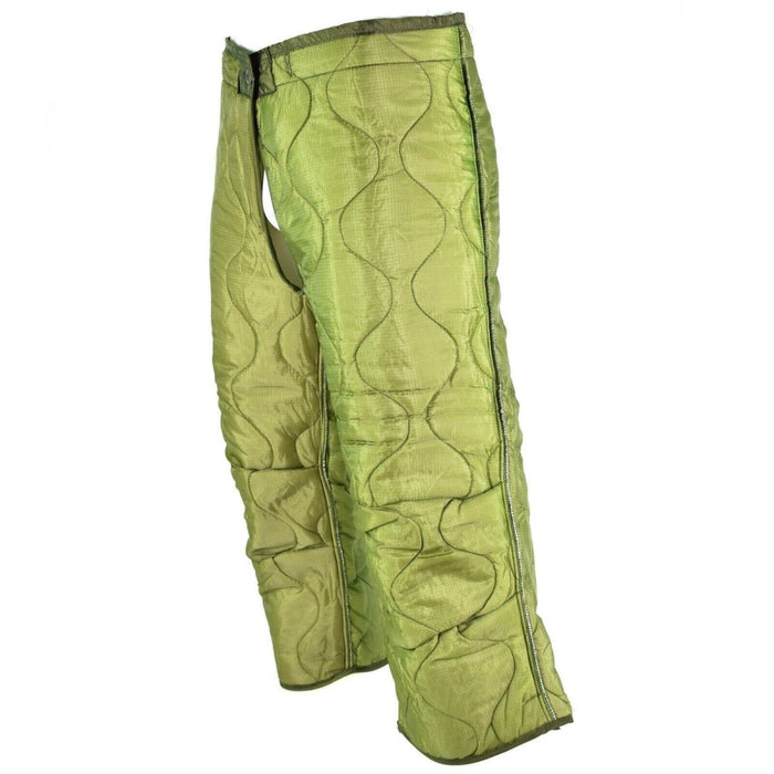 Fodera per pantaloni trapuntata originale dell'esercito americano M65 fodera termica più calda trapunta 3/4 NOVITÀ - GoMilitar