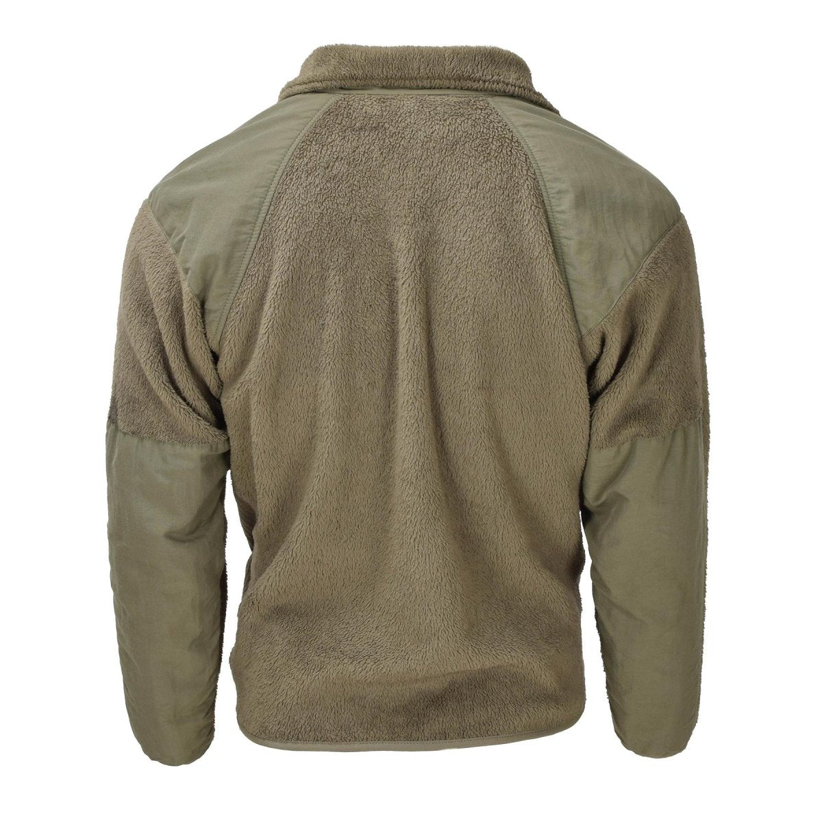 Giacca in pile tattica originale per la stagione fredda dell'esercito americano, spalle rinforzate verde oliva