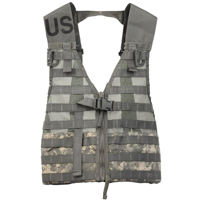 Gilet tattico originale U.S. Army MOLLE II regolabile taglia unica Grigio scuro - GoMilitar